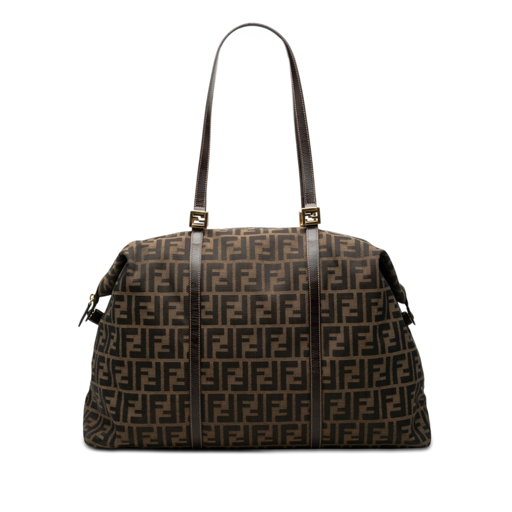 Pre-Loved Fendi Zucca Canvas Travel Bag